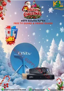 DStv Dish Complete Set with 2pc Free TV Guard – Ultimate Home Entertainment