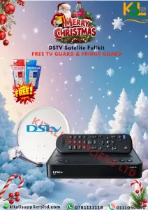 DStv Dish Complete Set with 2pc Free TV Guard – Ultimate Home Entertainment