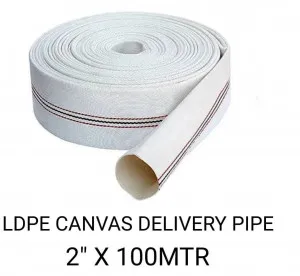 LDPE Canvas Delivery Pipe 2" X 100MTRS