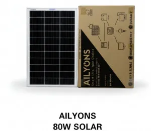 80W Monocrystalline Solar Panel | High Efficiency & Long-Lasting Solar Module