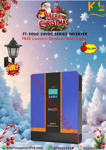 5kVA 24V Snadi Hybrid Inverter – Solar + Battery + Grid Smart Power Solution