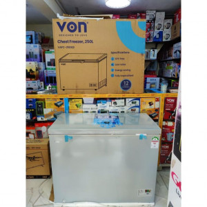 Von Chest Freezer 250 Litres – Extra-Large Capacity, Fast Cooling, Energy-Saving Deep Freezer for Home & Business