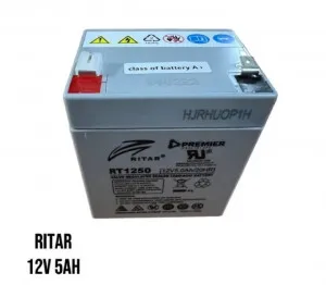 Ritar 5Ah UPS Battery – Reliable Backup Power for UPS, CCTV & Alarm Systems: