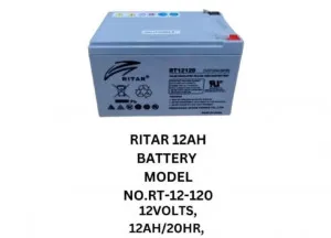 Ritar 12Ah UPS Battery – Long-Lasting Backup Power for UPS, CCTV & Security Systems