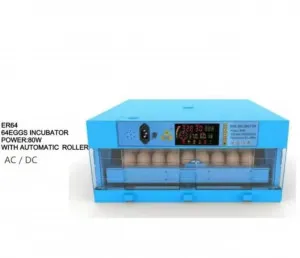 64 Eggs AC/DC Automatic Egg Incubator