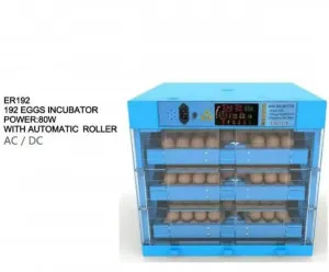 192 Eggs Automatic Egg Incubator – High Hatch Rate Poultry Incubator