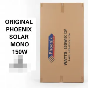 Phoenix 150W Solar Panel – High Efficiency Monocrystalline Panel