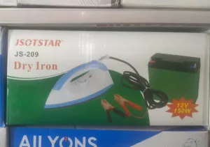 DC Iron Box – Energy Efficient Solar & Battery Powered Iron