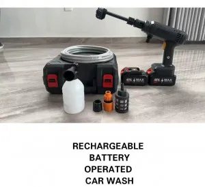 Rechargeable  battery operated carwash
