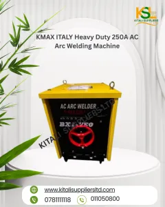 KMAX ITALY Heavy Duty 250A AC Arc Welding Machine – Industrial-Grade Welder