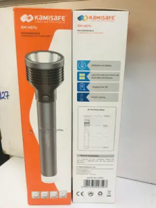 Kamisafe Rechargeable Aluminum Alloy Flashlight