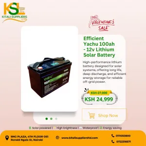 efficient  Yachu 100ah-12v lithium solar  battery