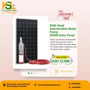 250W Solar Water Pump (50m Head) with 200W Solar Panel