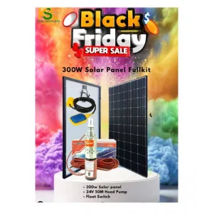 300W Solar Panel Fullkit – Power Your Water Pump Efficiently | Kitali Suppliers 🌞💧