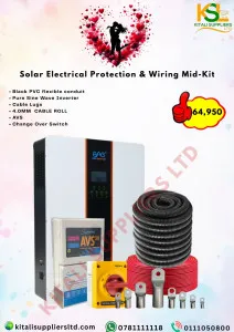 solar   elecrical protection and  wiring  mid-kit