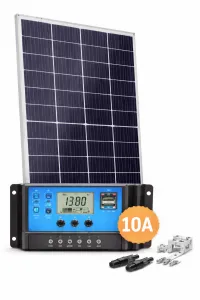 250   solar panel  with  10amps   controller