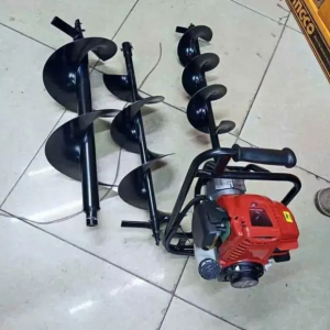 Premier Earth Auger with 3 Free Drill Bits – 2-Stroke Petrol Fence Hole Digger for Farming & Construction (Kenya)