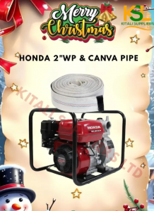 Honda WL20XH GP 2-Inch High-Pressure Water Pump + 50 m Canvas Pipe – Affordable & Powerful