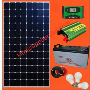 300W Solar Kit – 200Ah Battery + 1000W Inverter Combo – Complete Home Solar Power System