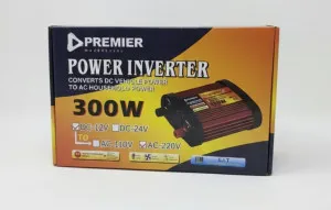 Premier 300W Power Inverter – 12V DC to 220V AC Converter with USB Port