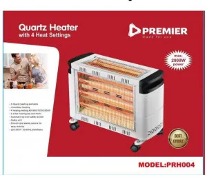 Quartz Premier Room Heater – Fast Heating Indoor Electric Heater