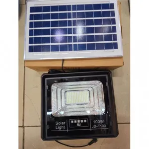 100W Solar Floodlight – High Brightness Outdoor Security Light