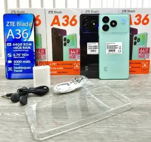 ZTE A36 – 64GB Android 15 Smartphone | 6.75″ Display | 5000 mAh Battery