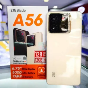 ZTE A56 – 6.75″ | 128GB + 12GB RAM | 13MP AI Camera | Android 15 | 5000 mAh