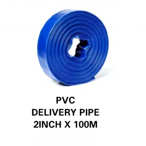 Durable 2-Inch PVC Delivery Pipe 💧 | 100m Roll | Strong, Flexible & Long-Lasting