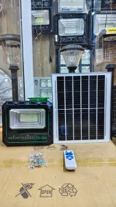 100W J-SOT LED Floodlight with bright white light output. Durable, energy-saving, and suitable for outdoor security and compound lighting.