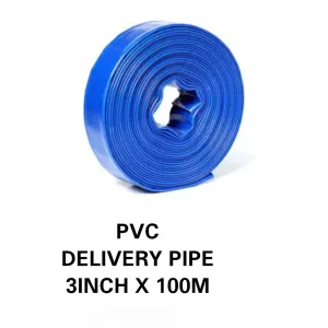 Durable 3-Inch PVC Delivery Pipe 💧 | 100m Roll | Strong, Flexible & Long-Lasting