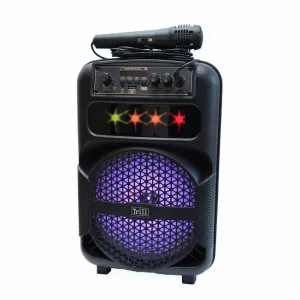 Trill CD01 Rechargeable Bluetooth Speaker – Big Sound, Party Lights & Portable Power