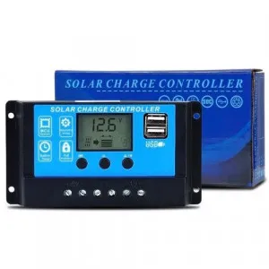 Solar Charge Controller 10A – 12V/24V Battery Regulator for Solar Systems