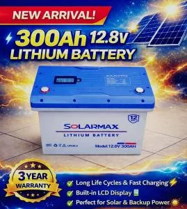 Lithium Battery Kenya | 300Ah 12.8V LiFePO4 Solar Battery for Solar Systems