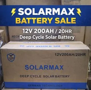 200ah   12.8  v  solarmax   gel battery