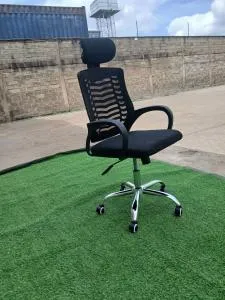 secretarial Mesh Office Chair with Headrest