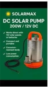 200W 12V Solar Submersible Water Pump – Efficient DC Solar Pump for Off-Grid Water Supply