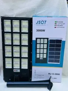 JSOT 3000W Solar Street Light | Ultra High Power Outdoor LED Security Lighting | Dusk-to-Dawn Waterproof Solar Lamp – Kitali Suppliers
