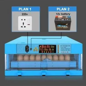 64 Eggs Automatic Digital Incubator for Chicken, Duck & Quail Eggs 🐣🌡️