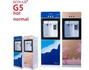 Sonar G5 Free-Standing Hot & Normal Water Dispenser with Glass Finish – Kitali Suppliers
