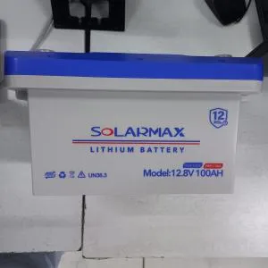 Solarmax 12.8V 100Ah LiFePO4 Lithium Battery – 1.28kWh Deep Cycle Energy Storage for Solar & Inverter Systems