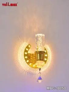 PALATIAL ELEGANCE: MBG-1005D VELL-MAX ROYAL CRYSTAL WALL LAMP!
