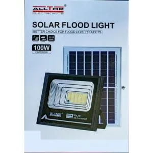 Alltop 100W Solar Floodlight – High Power Outdoor Solar LED Security Light