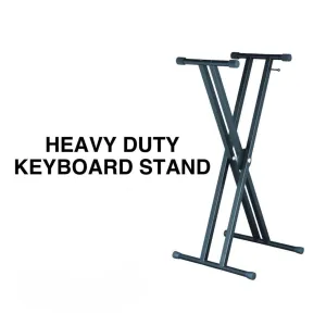 Premium Adjustable X-Frame Electronic Keyboard Stand with Quick Release Lock – Foldable Heavy-Duty Stand for Piano, MIDI Keyboard, Studio & Stage Performance