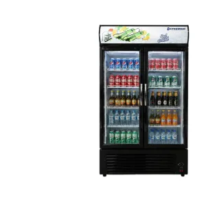 Premier Showcase Chiller 728L – Ventilated Commercial Glass Display Fridge for Businesses