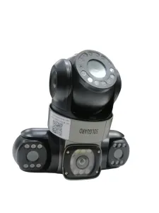 3-Lens SolGuard CCTV Camera – Smart Multi-Angle Security System for Home & Business Surveillance