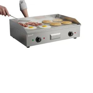 Premier Commercial Electric Griddle – Heavy-Duty Stainless Steel Flat Top Grill for Restaurants, Hotels & Fast Food Kitchens