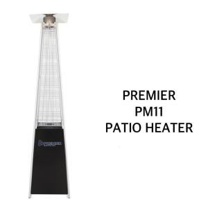 Premier PM11 Pyramid Patio Heater 13kW – Premium Outdoor LPG Quartz Flame Heater