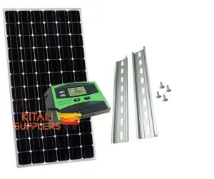 300W Solar Mid Kit – Complete Solar Power Package with 300W Solar Panel, 30A Charge Controller & Mounting Rails
