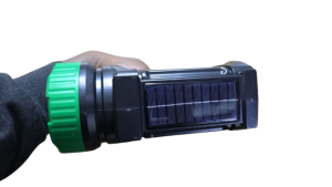 Powerplus Snake Solar and USB Rechargeable LED Torch / Flashlight.
